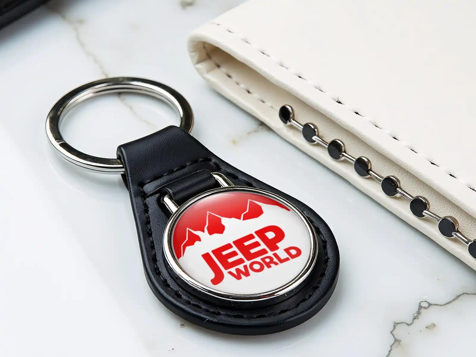 Jeep Mens Keychain Durable Minimal Edition Style